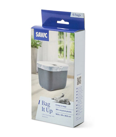 Savic Bag It Up Hop In Cat Litter Tray Liner 6pcs -
